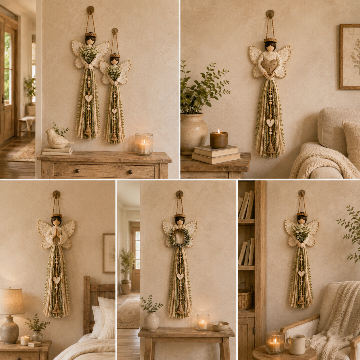 Grace In Bloom Angel Wall Hanging