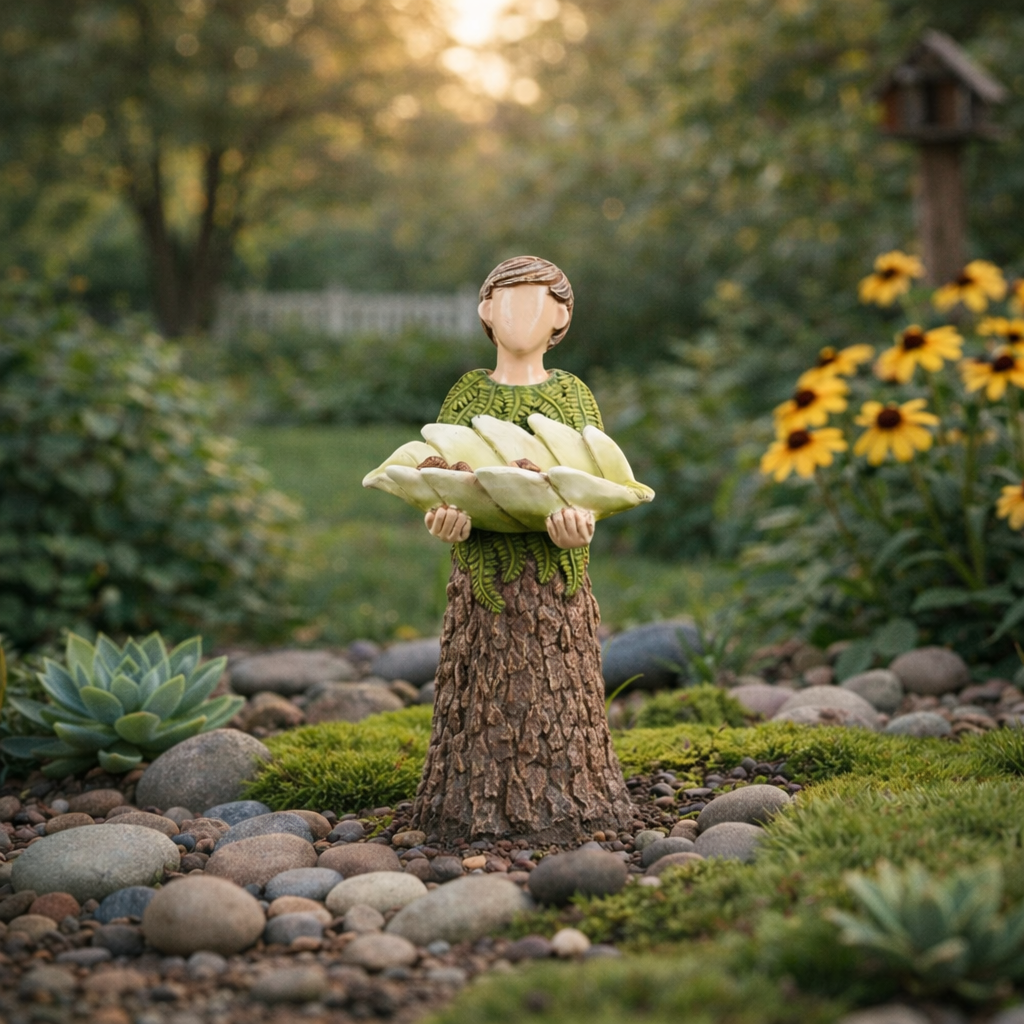 Rainforest Couple Bird Feeder, Unique Resin Bird Feeders, Bird Lovers Gift, Outdoor Garden Decor