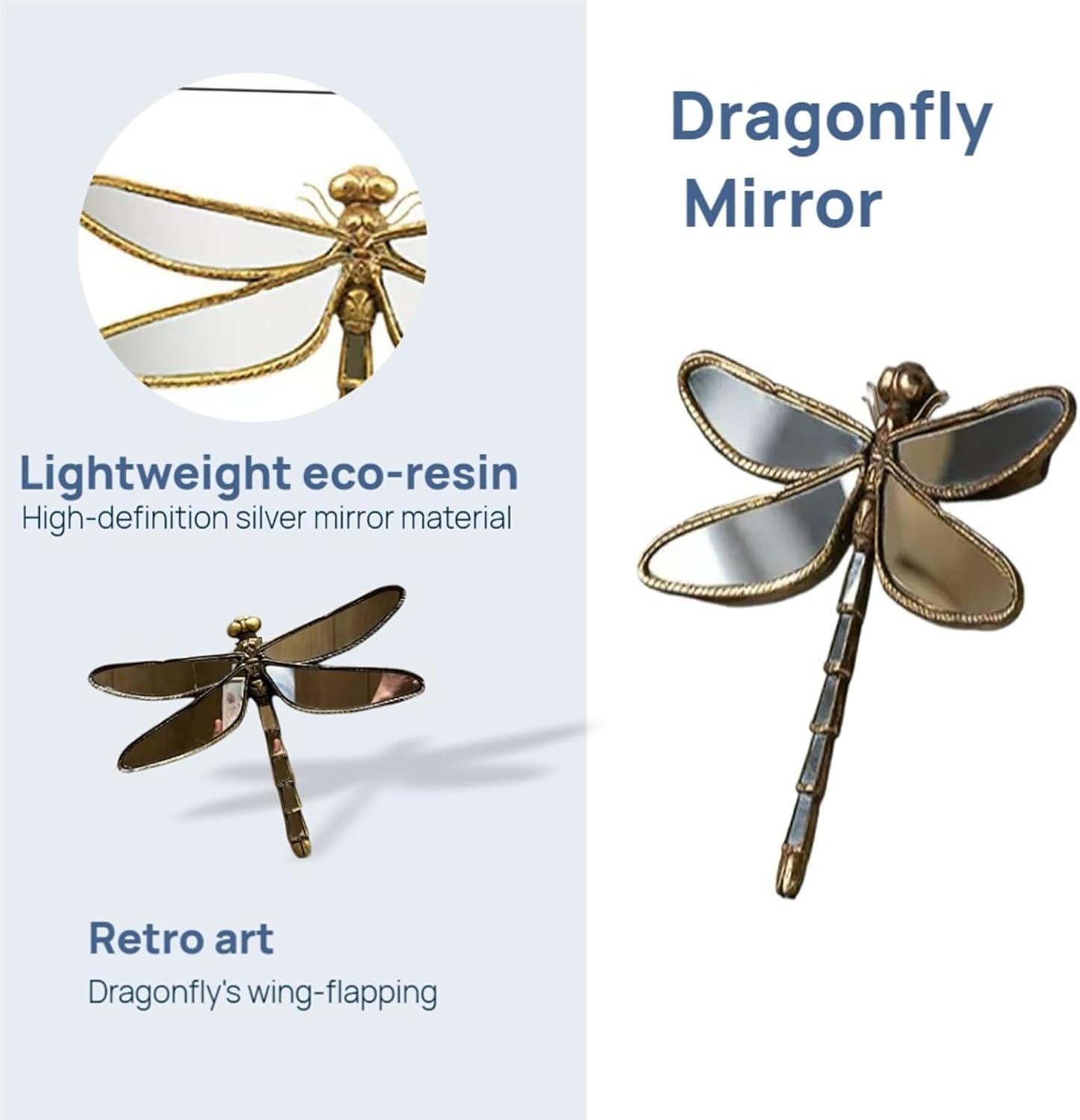 Dragonfly Mirror Wall Decor