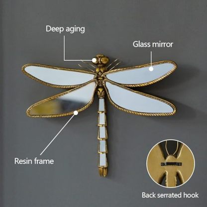 Dragonfly Mirror Wall Decor