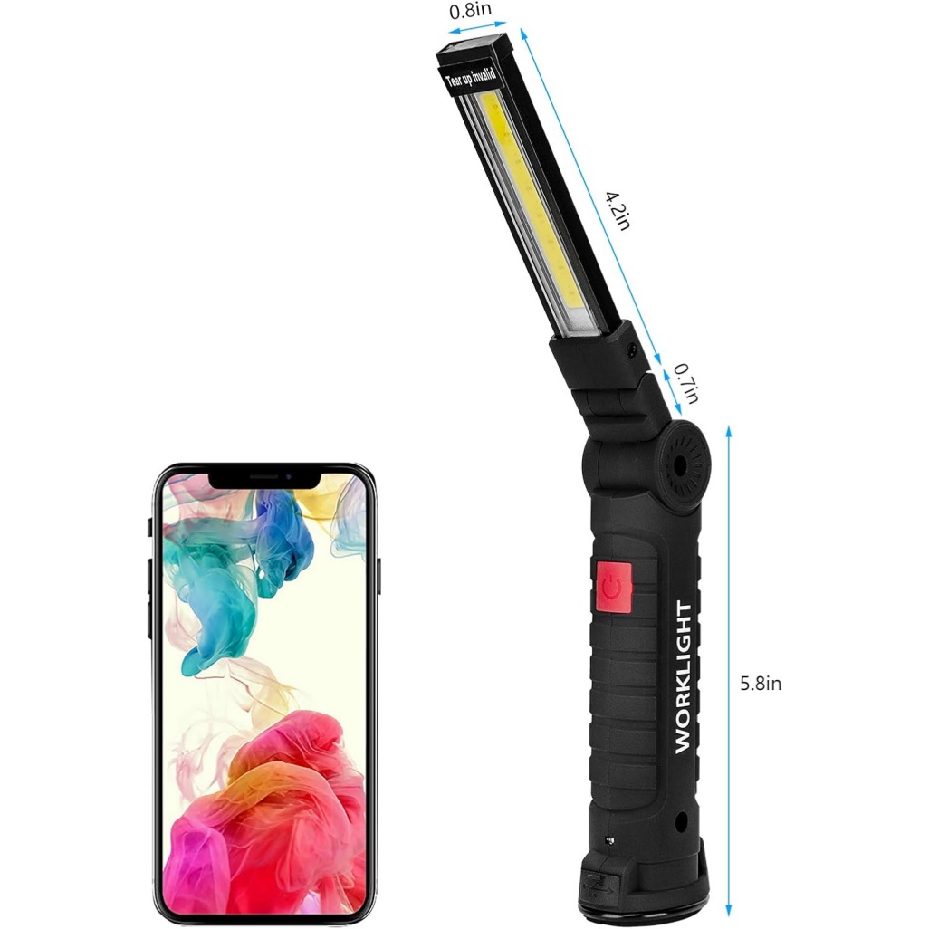 Rechargeable LED Work Lights with Magnetic Base