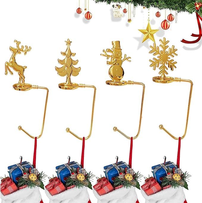 🎄2025 Christmas On Sale🐈Christmas Stocking Holders for Mantle