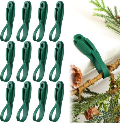 🎄2025 Christmas On Sale✨6 PCS Christmas Silicone Garland Hangers