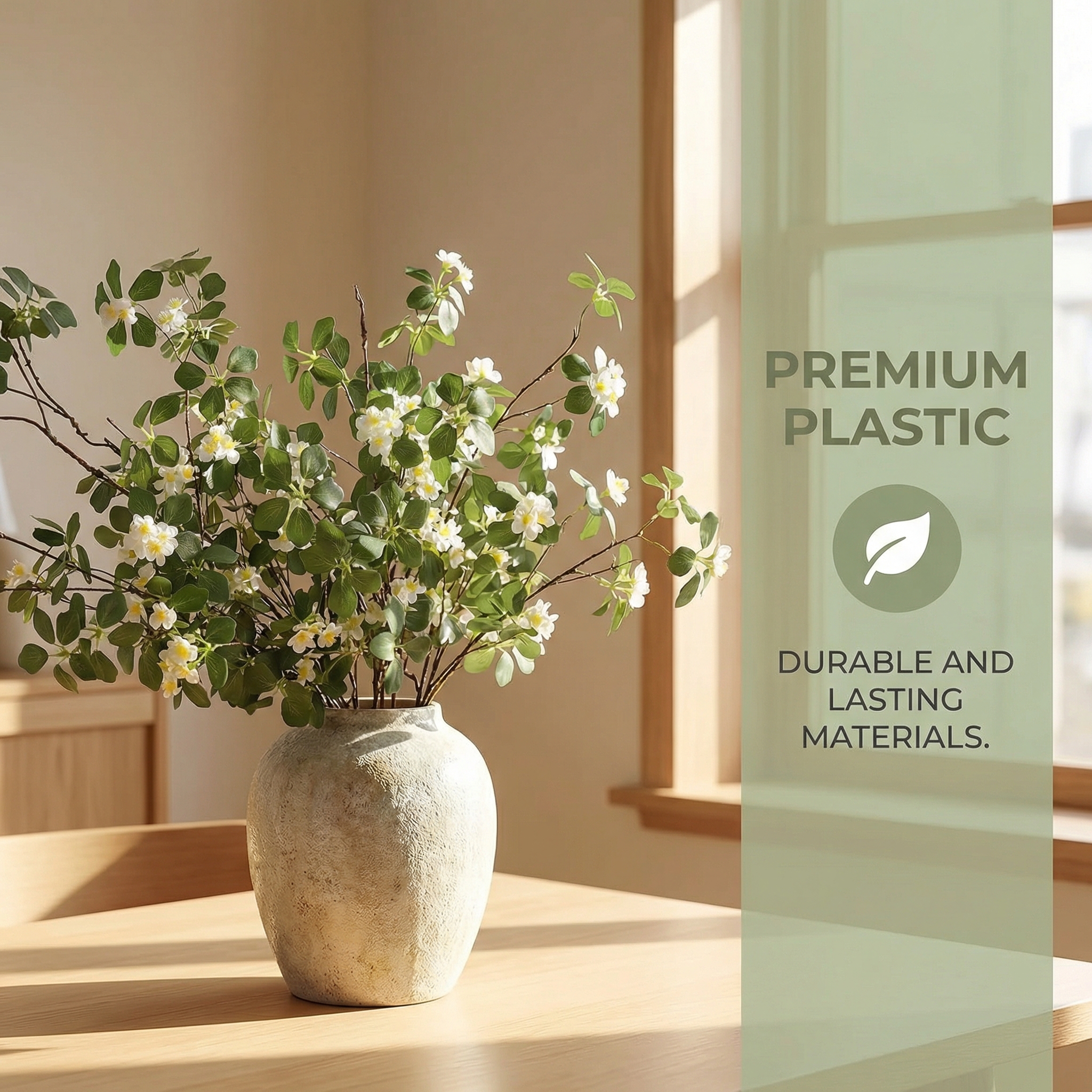 Tall Artificial Flowers Branches for Spring Indoor Decoration