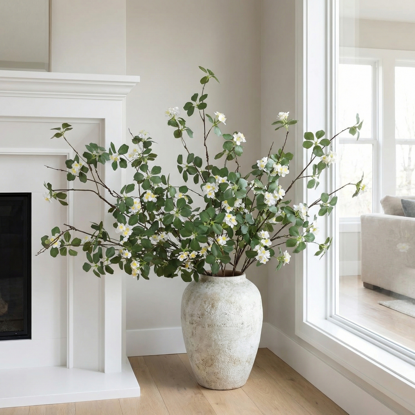 Tall Artificial Flowers Branches for Spring Indoor Decoration