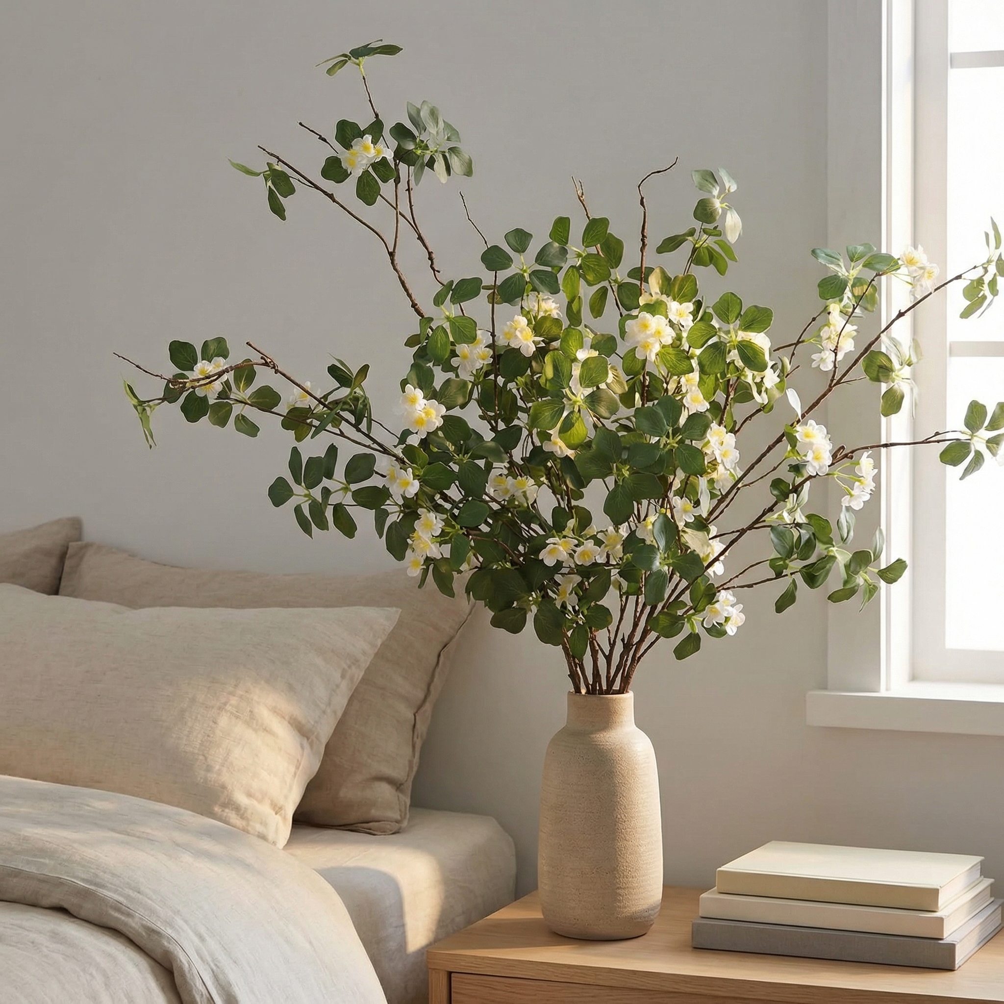 Tall Artificial Flowers Branches for Spring Indoor Decoration