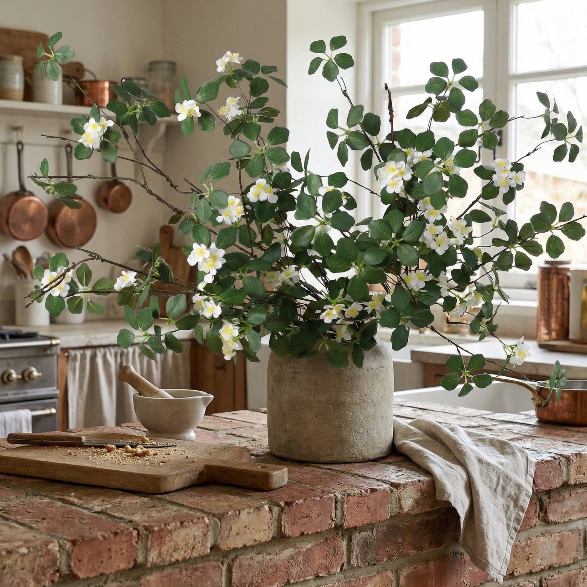 Tall Artificial Flowers Branches for Spring Indoor Decoration