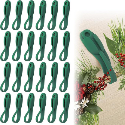 🎄2025 Christmas On Sale✨6 PCS Christmas Silicone Garland Hangers