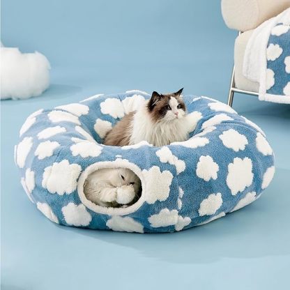 🎄2025 Christmas On Sale🐈Lesure Cat Tunnel Bed for Indoor Cats