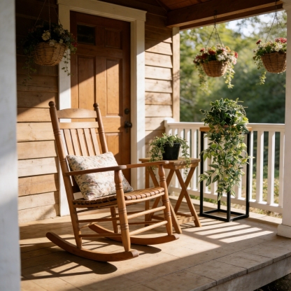 Lifelike Faux Hanging Vine Plant with Pot