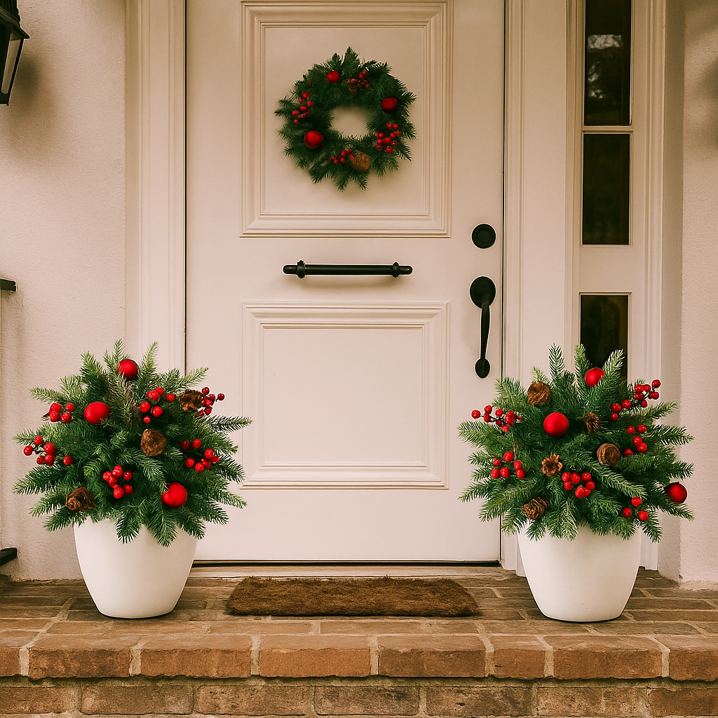 🎄Early Christmas Sale🔥Pre-lit Artificial Christmas Tree Urn Filler