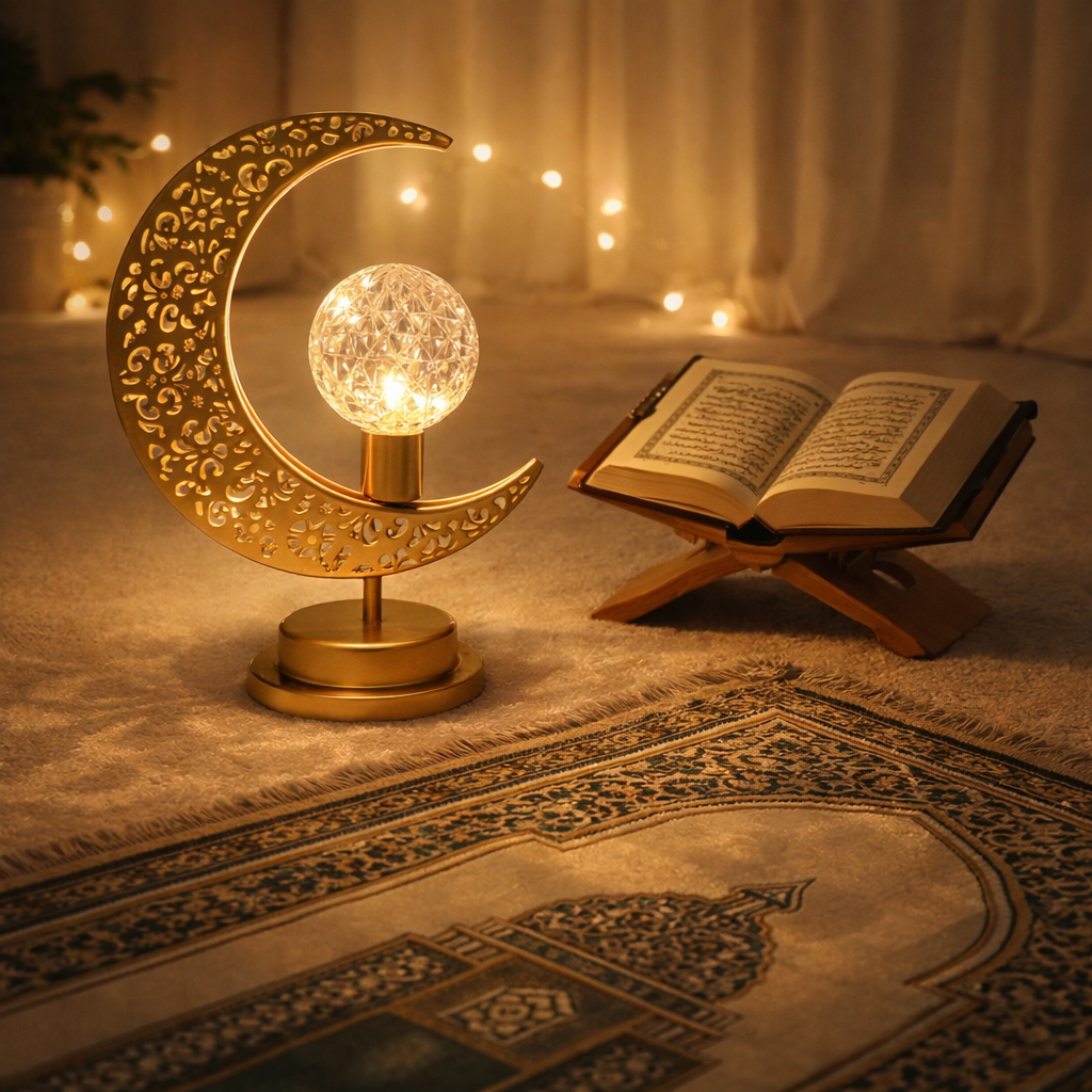 PeaceGlow™ Crescent Moon Lamp – A Soft Light for Meaningful Moments