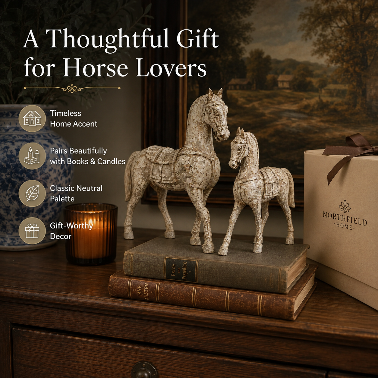 Buy 2 Free Shipping-- Vintage Equestrian Horse Figurines