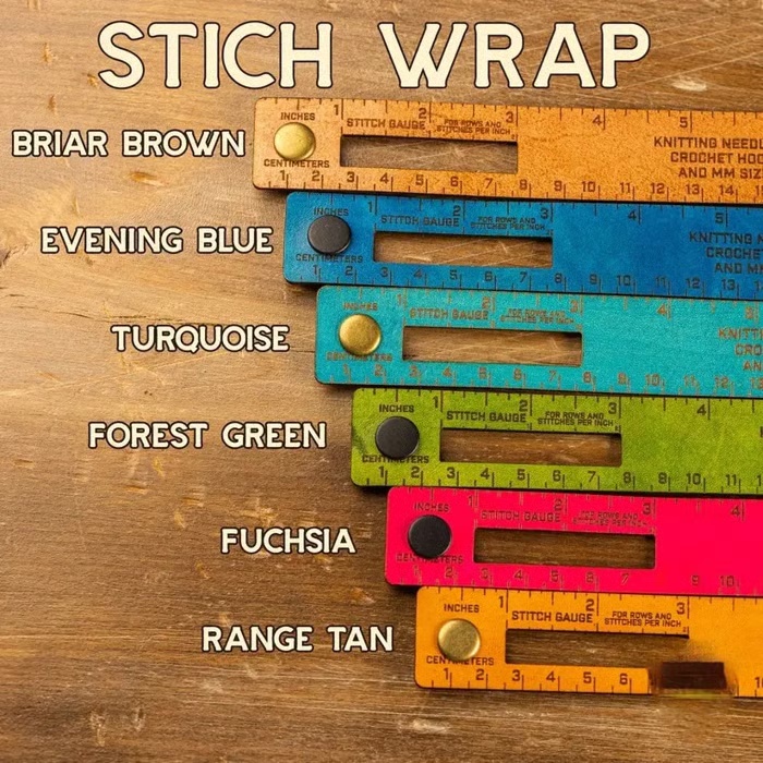 The Stitch Wrap ,7-in-1 Leather Measuring Tool