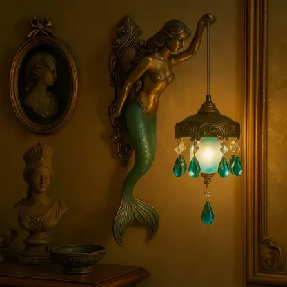 Vintage Mermaid Sconce