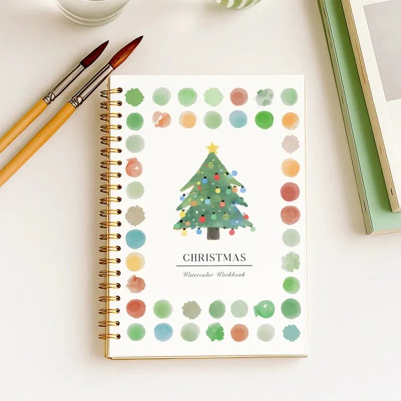 🎄2025 Christmas On Sale🎨Beginner Watercolor Workbook Painting Kit 
