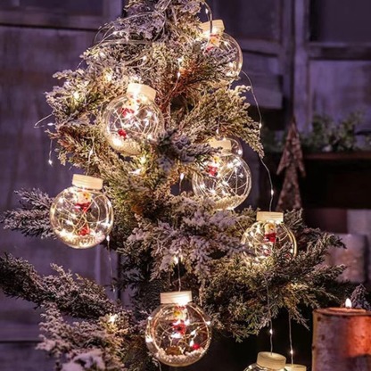 🎄Early Christmas Sale🔥10 LED Christmas tree wish ball lights