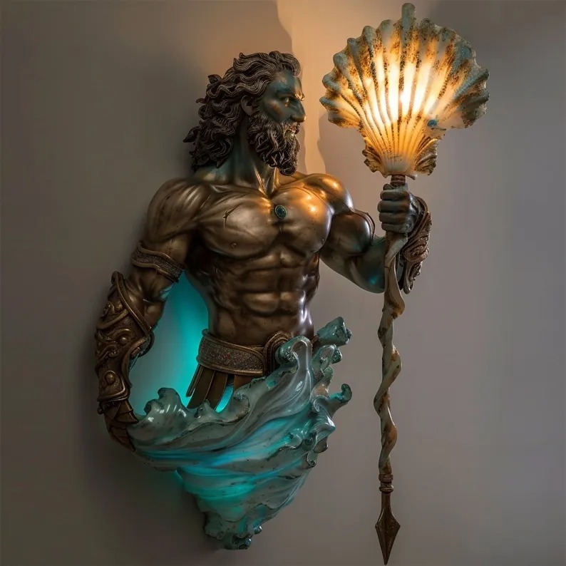 Vintage Mermaid Sconce