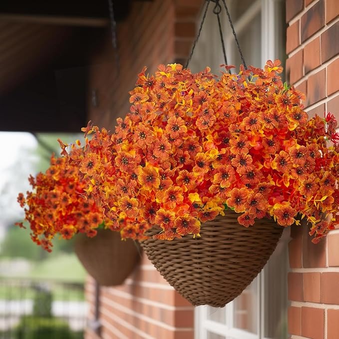 🔥LAST DAY 50% OFF🔥 Artificial Fall Flowers Outdoor ，UV Resistant