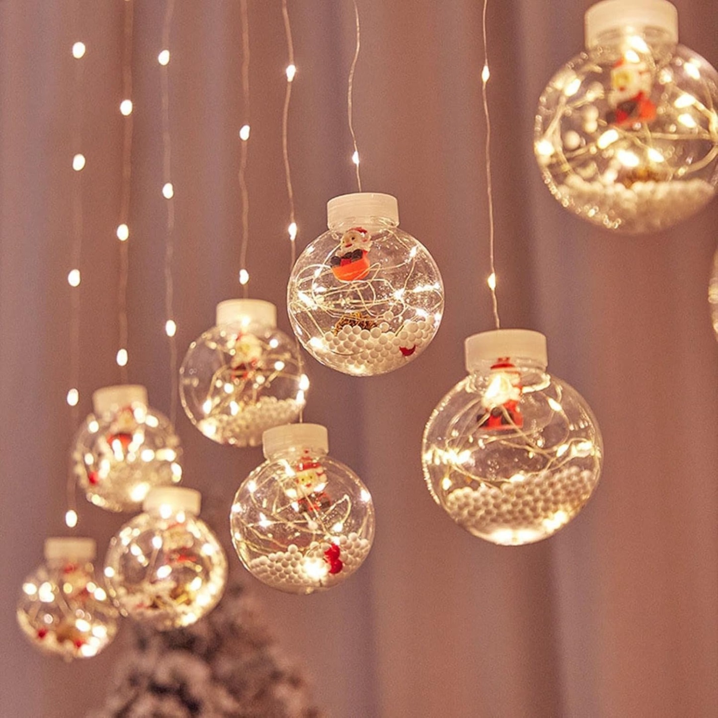 🎄Early Christmas Sale🔥10 LED Christmas tree wish ball lights