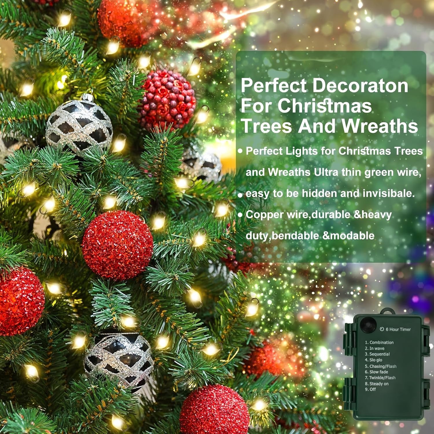 🎄Early Christmas Sale🔥Battery Operated Christmas Twinkling Fairy Lights