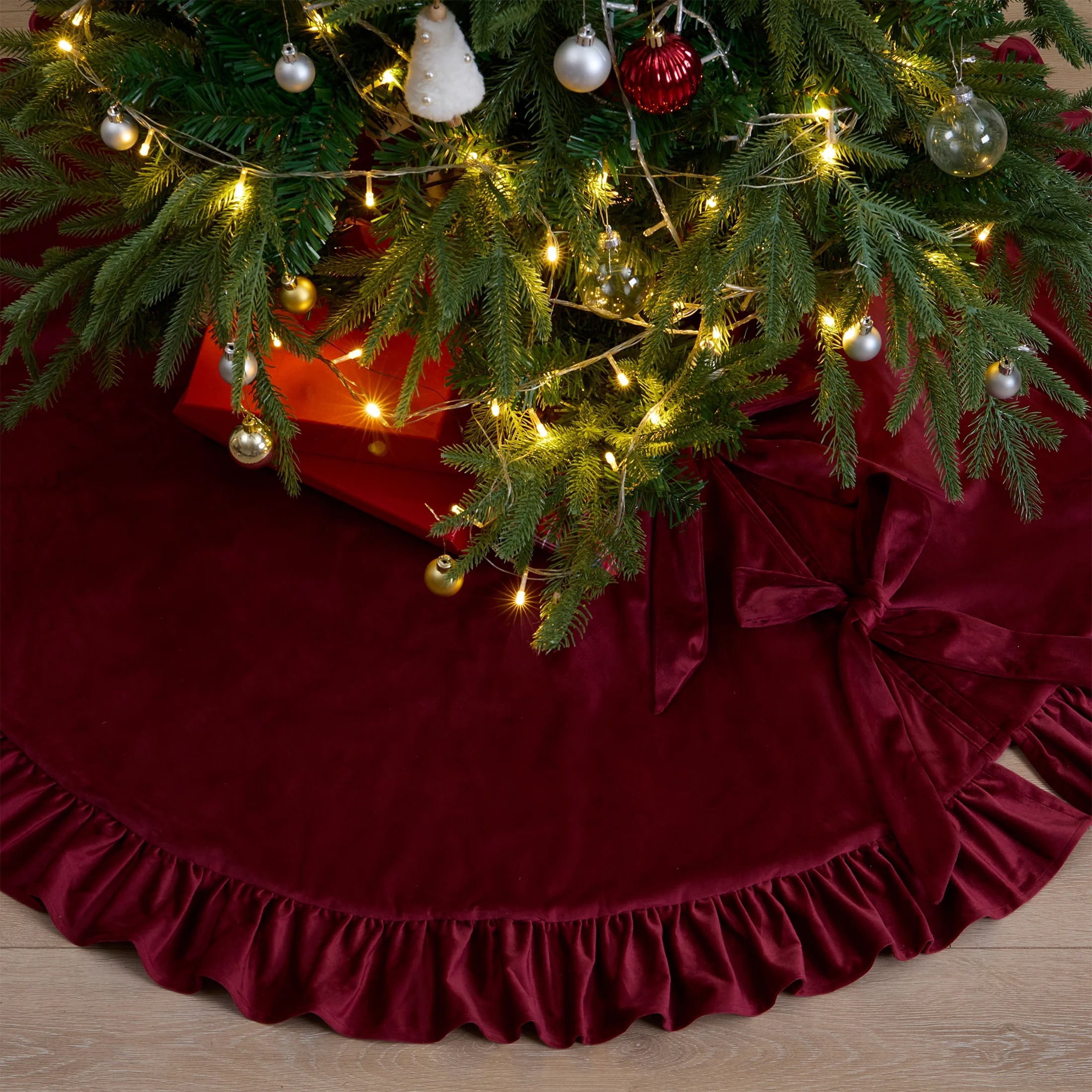  Velvet Christmas Tree Skirt