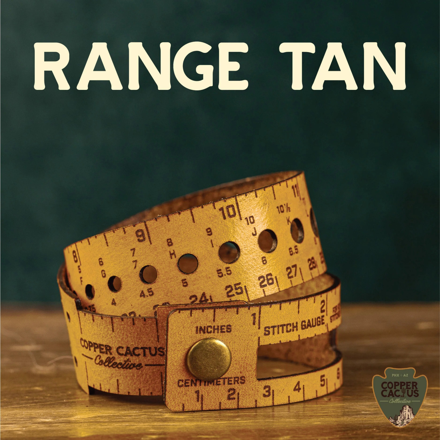 The Stitch Wrap ,7-in-1 Leather Measuring Tool