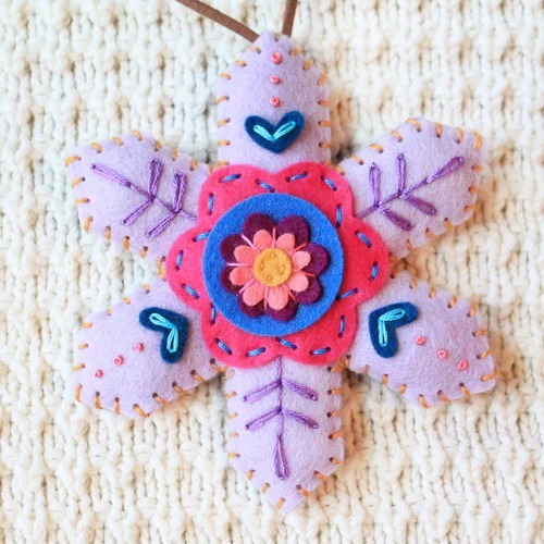 🎄Early Christmas Sale - 50% OFF🔥Christmas Snowflake Felt Ornament/Ornament Kit