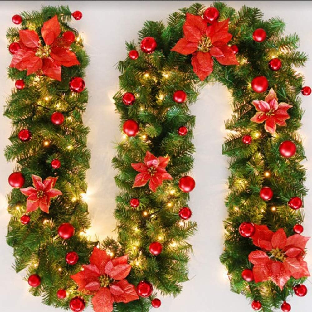 2025 ChristmasChristmas  Garlands with LED Lights 