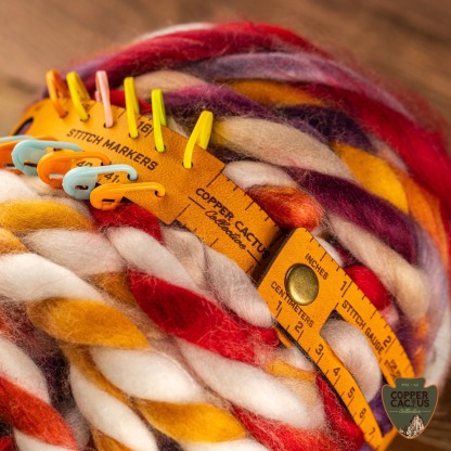 The Stitch Wrap ,7-in-1 Leather Measuring Tool