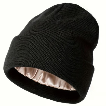 🔥LAST DAY 50% OFF🔥 Satin Lined Beanie