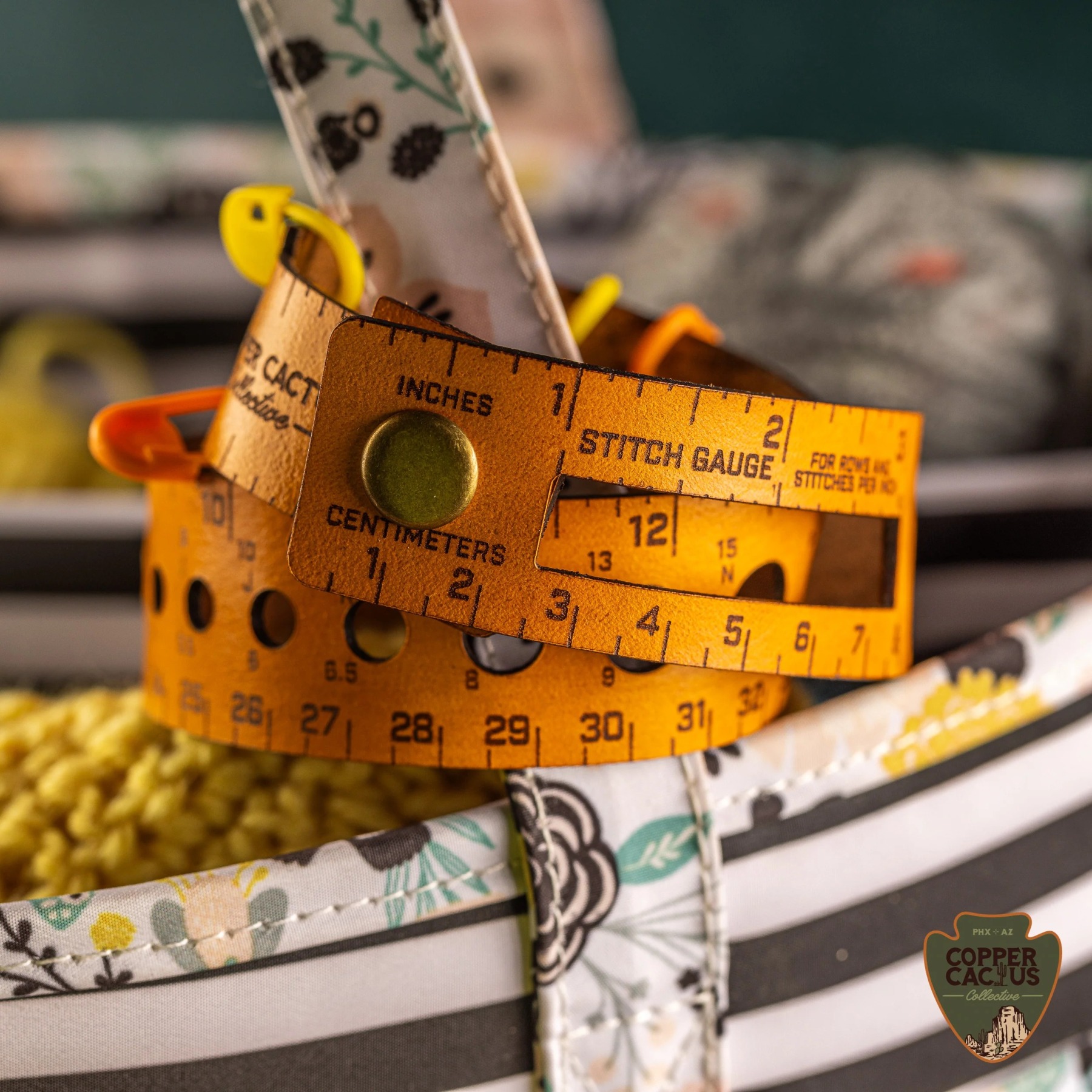 The Stitch Wrap ,7-in-1 Leather Measuring Tool