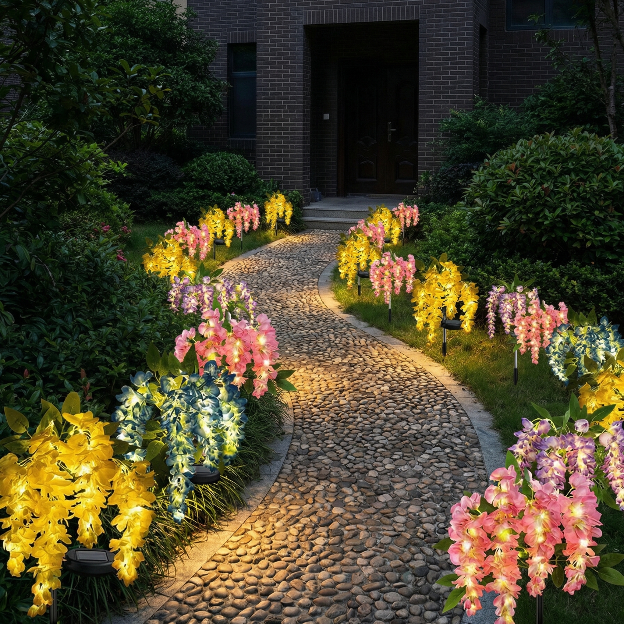 Solar LED Outdoor Wisteria Lighting