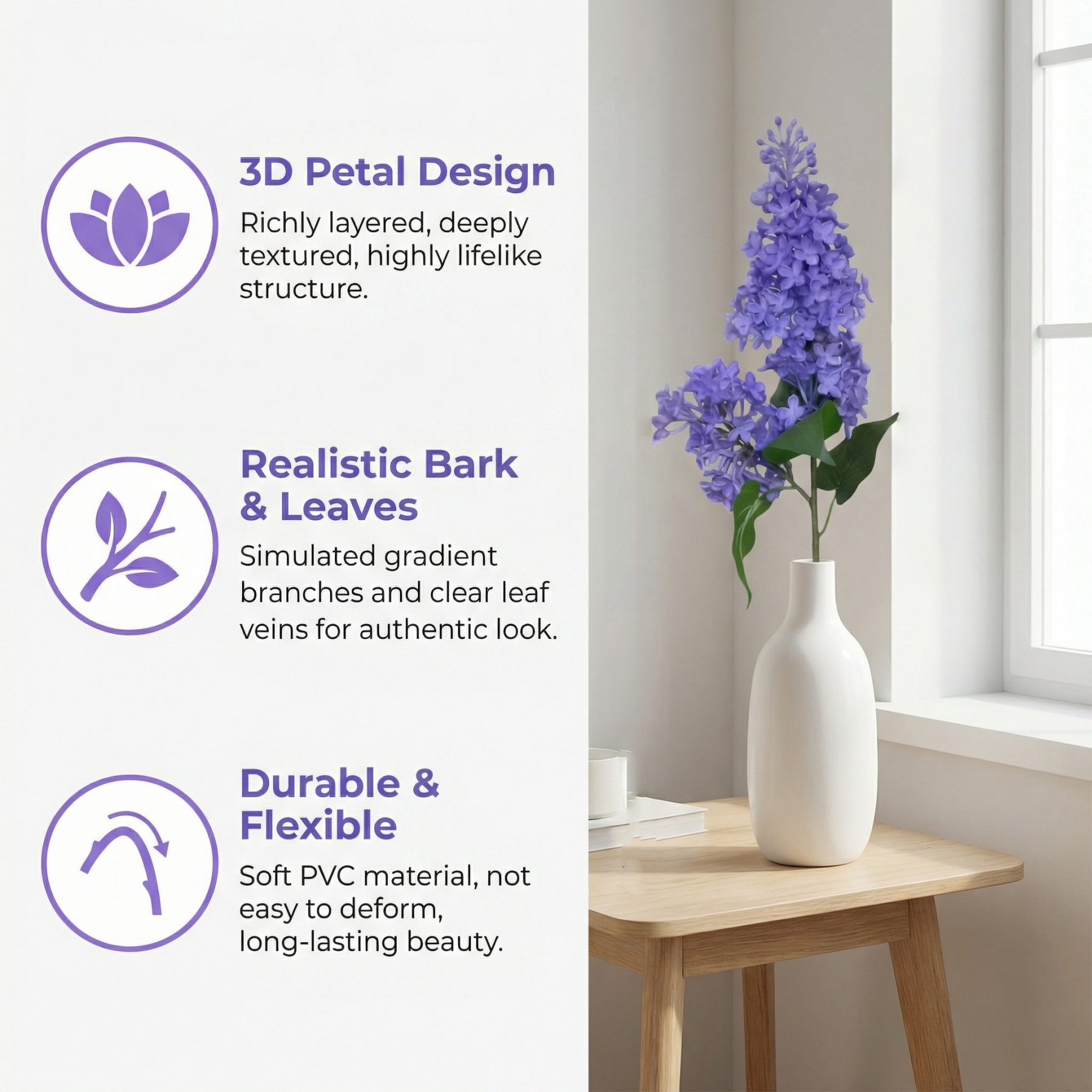 Artificial Lilac Flowers