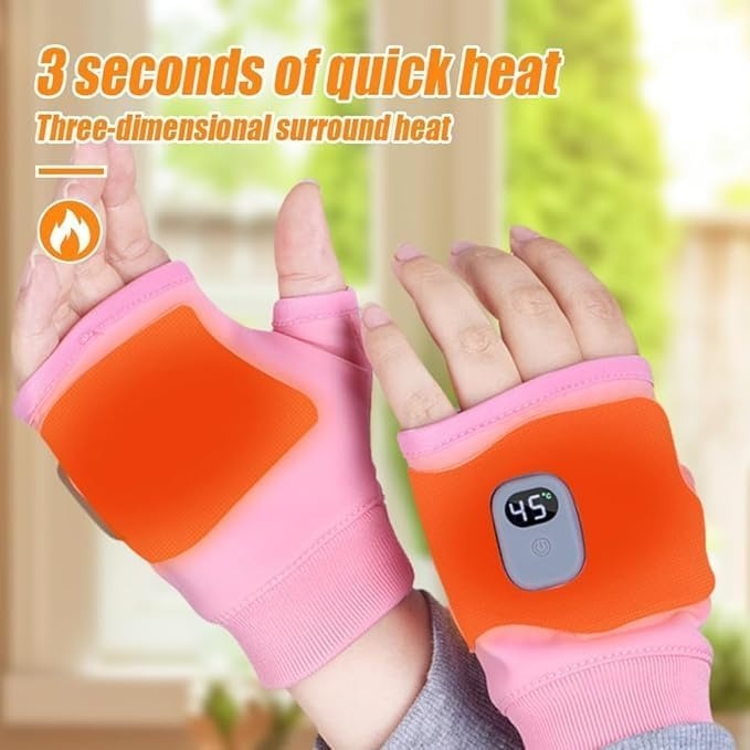 🎄2025 Christmas On SaleSmart Thermostatic Electric Heated Fingerless Gloves