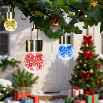 🎄2025 Christmas On Sale✨2 Pack Hanging Solar Lights Outdoor