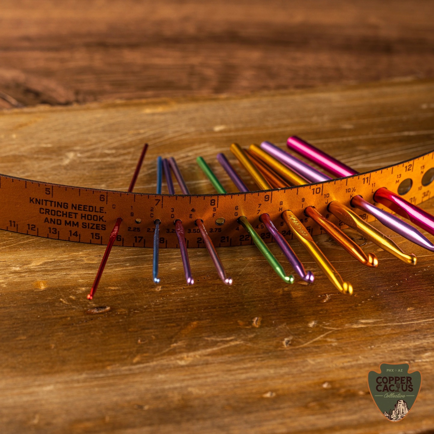 The Stitch Wrap ,7-in-1 Leather Measuring Tool