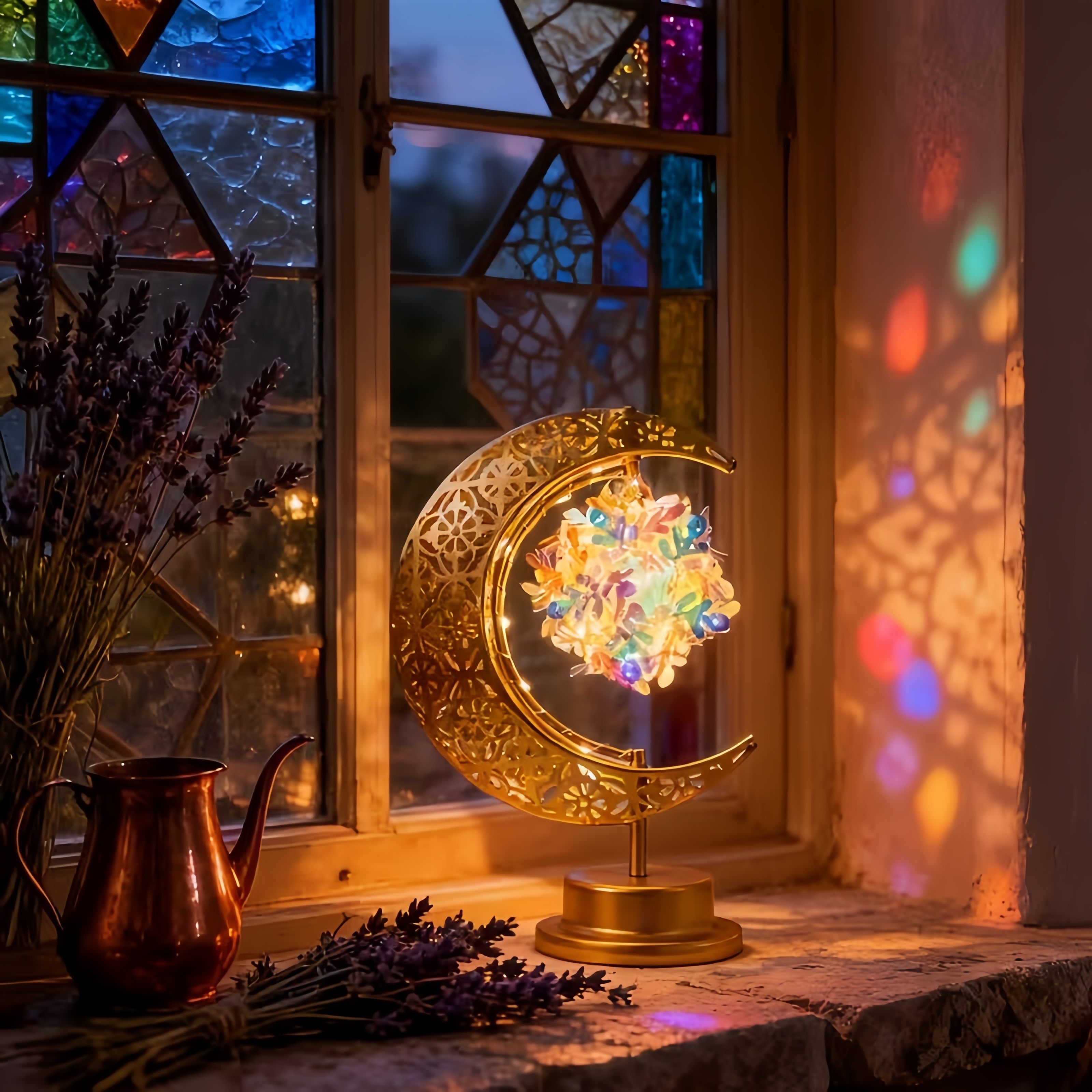  Ramadan Crescent Moon Lamp – A Soft Light for Meaningful Moments