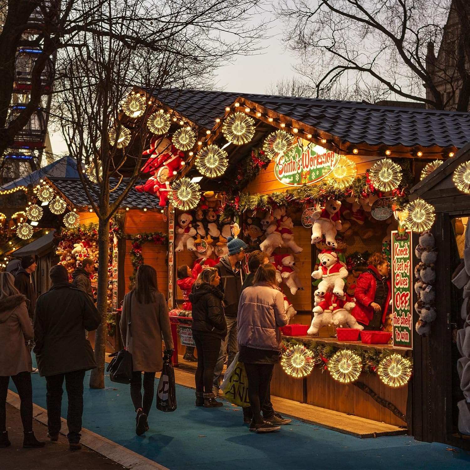 🎄2025 Christmas On Sale✨4 Pack Solar Hanging Firework Lights with 8 Modes