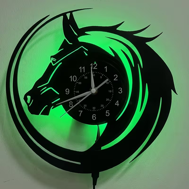 Wildlife Horse Wall Clock