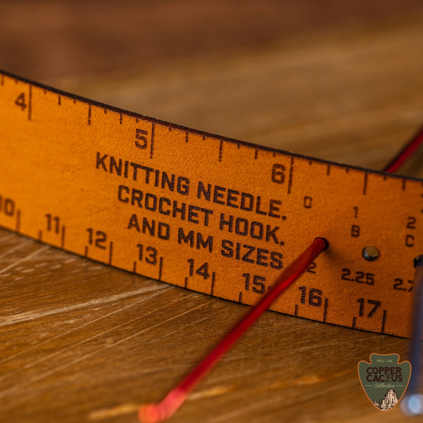 The Stitch Wrap ,7-in-1 Leather Measuring Tool