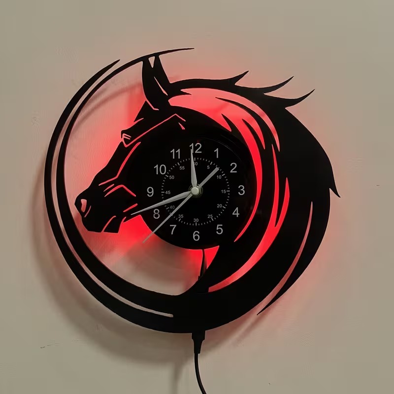 Wildlife Horse Wall Clock