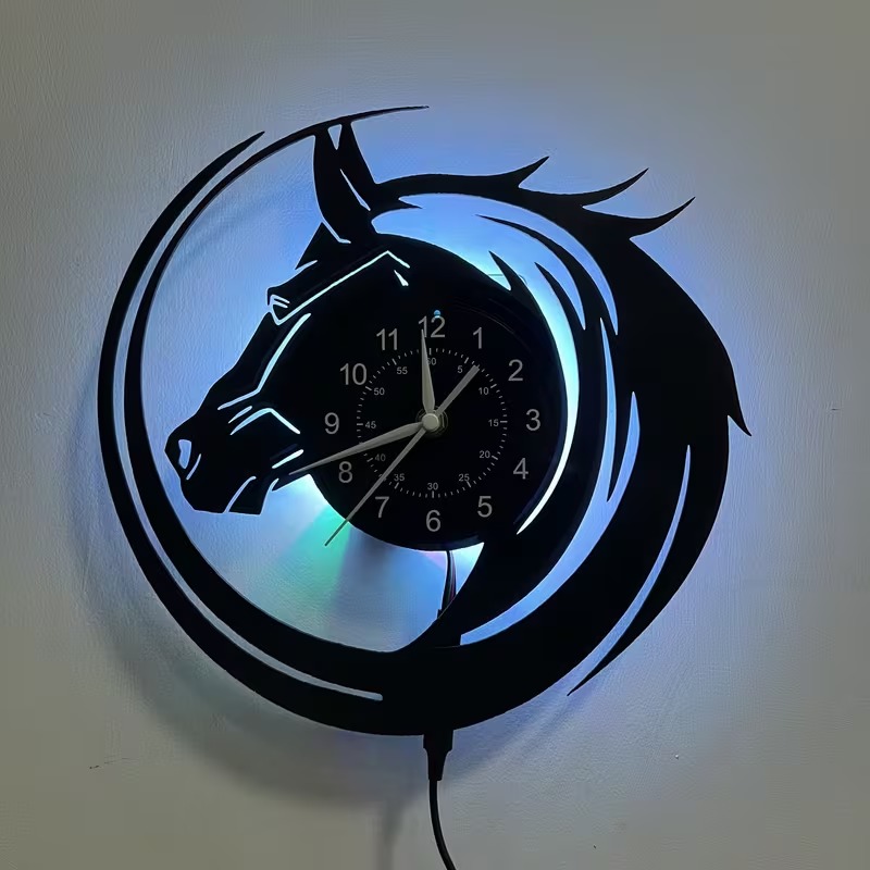 Wildlife Horse Wall Clock