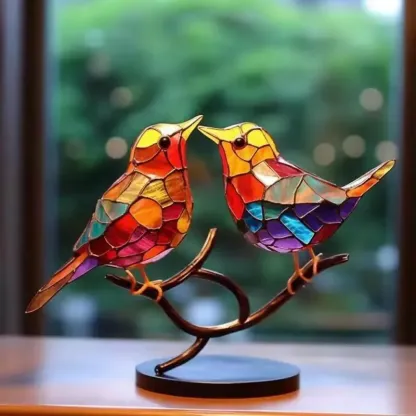 Colourful Art Bird Decoration