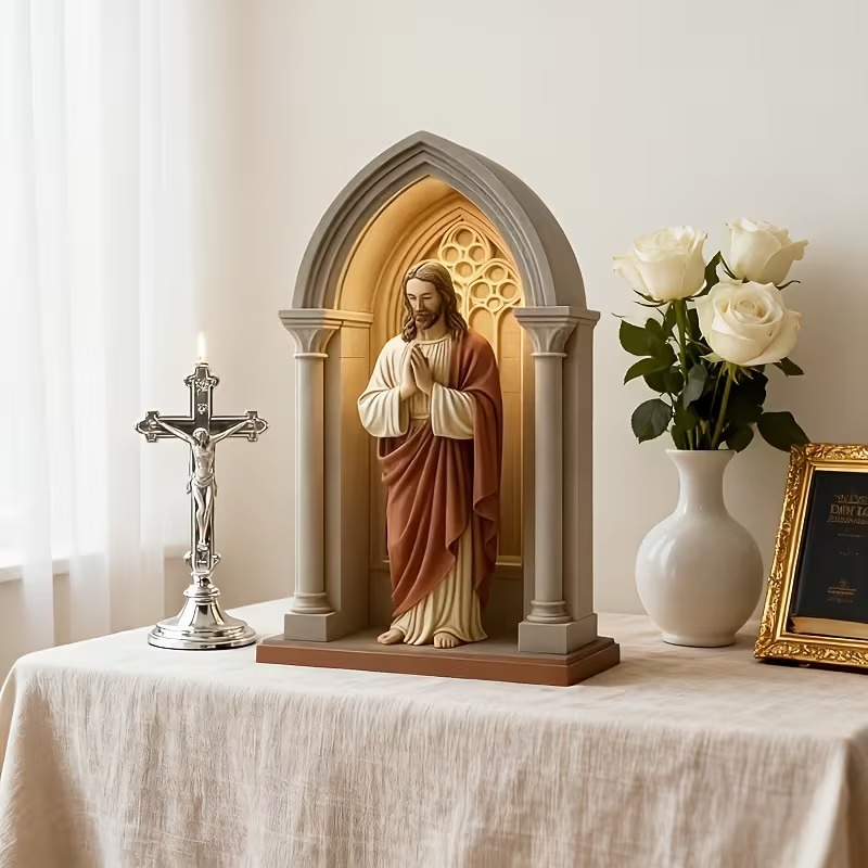 Handmade Catholic Devotional Night Light