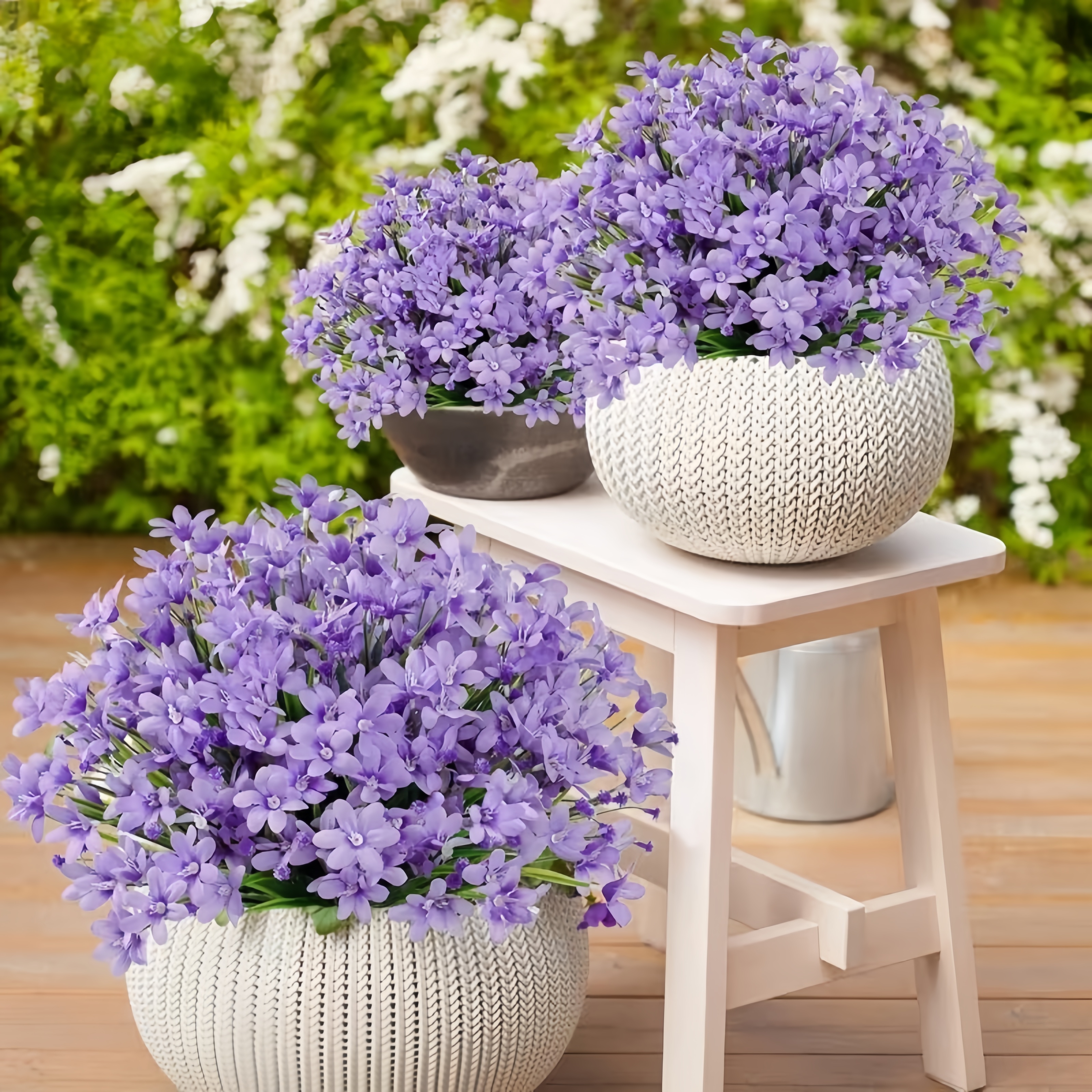 Bring instant spring charm to your space with these beautifully crafted artificial daffodil bouquets. Designed with vibrant colors and delicate petal details, each bundle looks incredibly real—without the need for watering or maintenance.  Whether placed 
