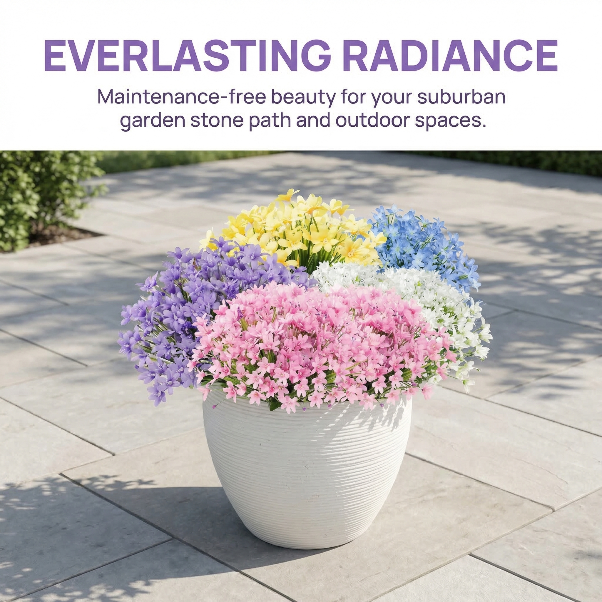 Bring instant spring charm to your space with these beautifully crafted artificial daffodil bouquets. Designed with vibrant colors and delicate petal details, each bundle looks incredibly real—without the need for watering or maintenance.  Whether placed 