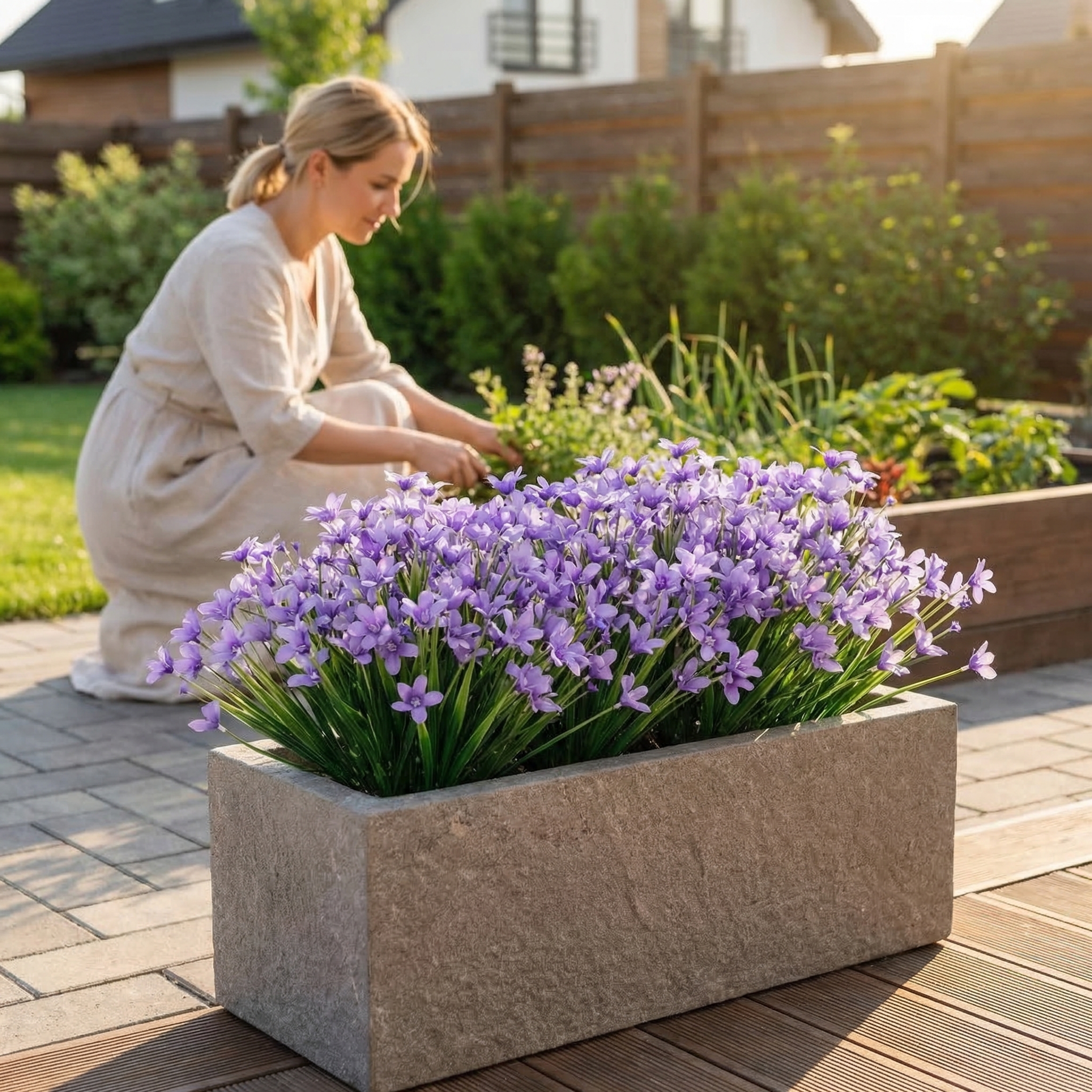 Bring instant spring charm to your space with these beautifully crafted artificial daffodil bouquets. Designed with vibrant colors and delicate petal details, each bundle looks incredibly real—without the need for watering or maintenance.  Whether placed 