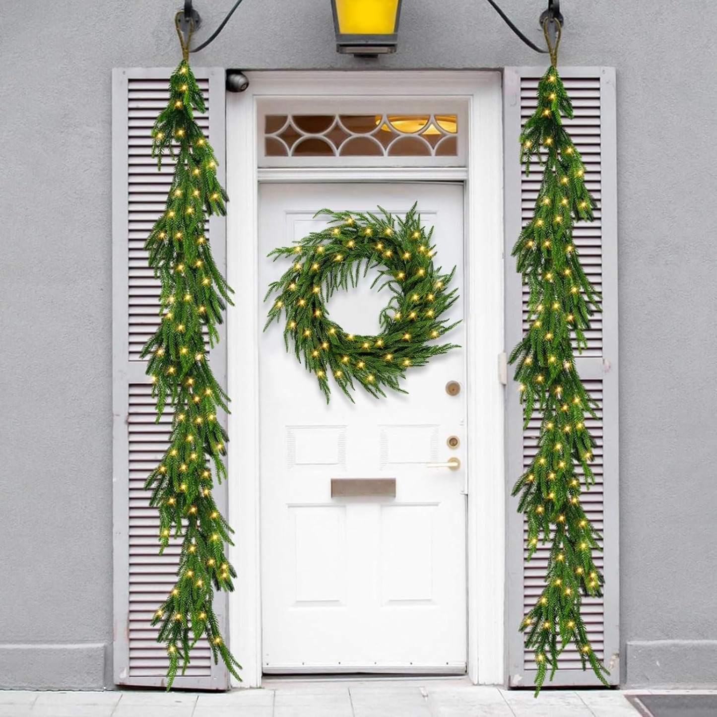 🎄Early Christmas Sale🔥Pre-Lit Artificial Norfolk Pine Garland 