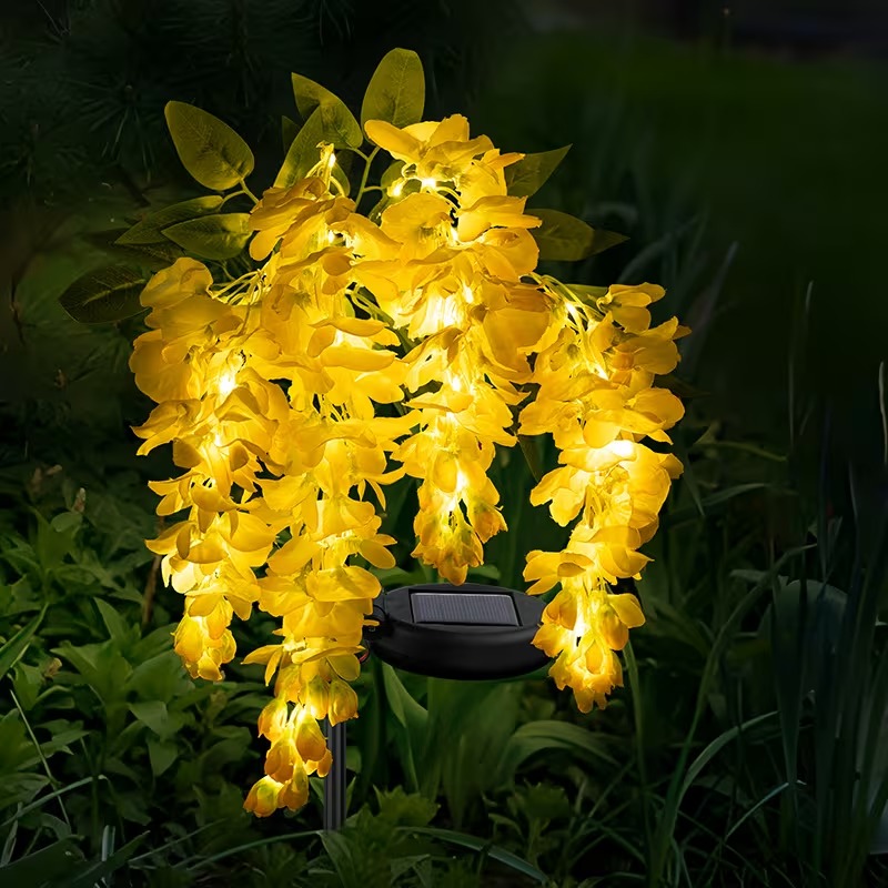 Solar LED Outdoor Wisteria Lighting